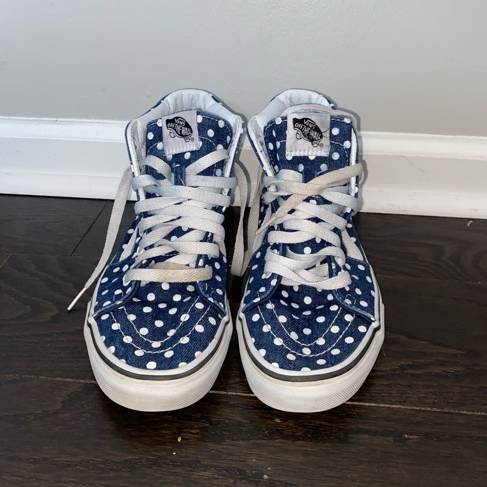 Vans denim polka dot Sk8-hi